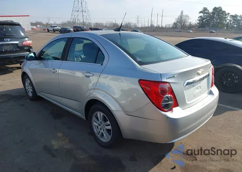 2014 Chevrolet Sonic Lt Auto из США, поврежденный, VIN 1G1JC5SHXE4186229
